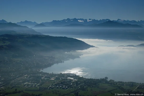 Zug, Zugersee, Alpen