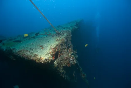 SS President Coolidge Bow