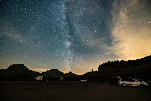 Milky Way with Clouds