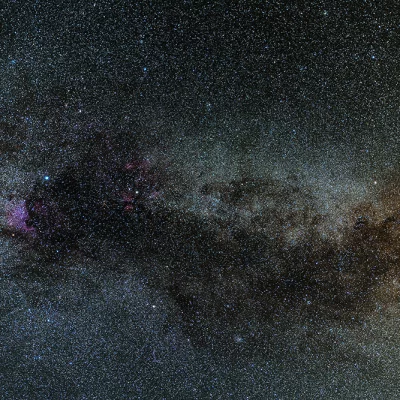Milchstrasse im Sternbild Cygnus