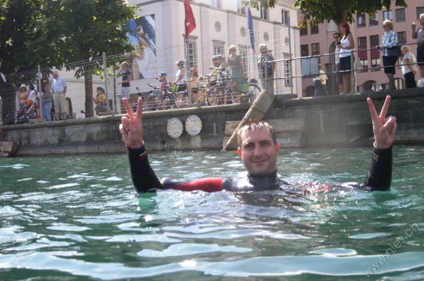 On the River Reuss through Lucerne