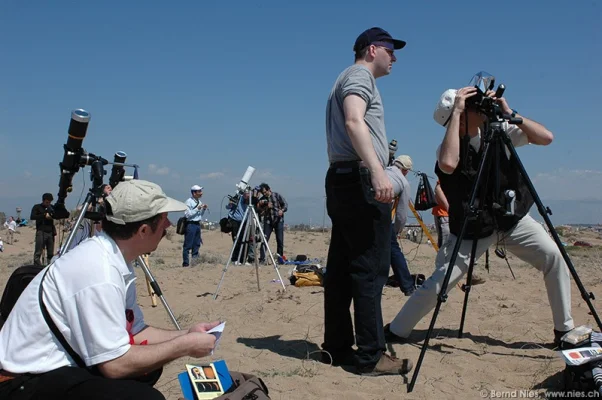 Sonnenfinsternis 2006 Vorbereitung