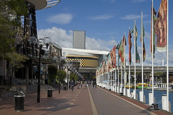 Darling Harbour) Darling Harbour. Sydney.