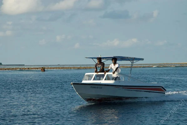 Locals with a boat