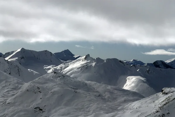 Mountains in twilight