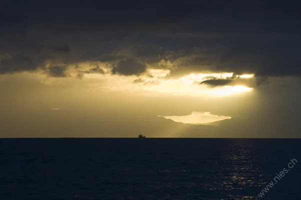 Evening over the sea