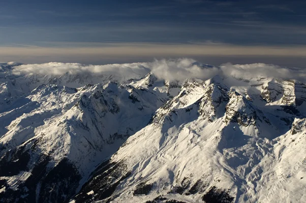 Berge in der Abendsonne