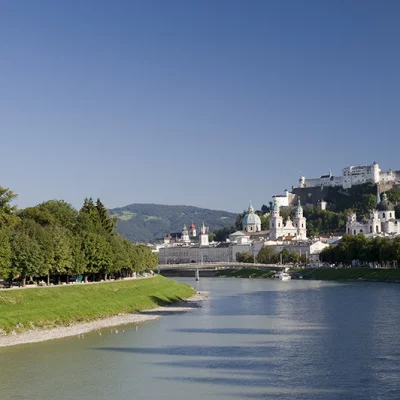 Salzach River in Salzburg