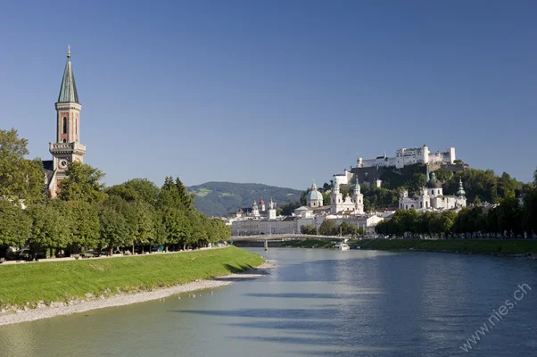 Salzach River in Salzburg